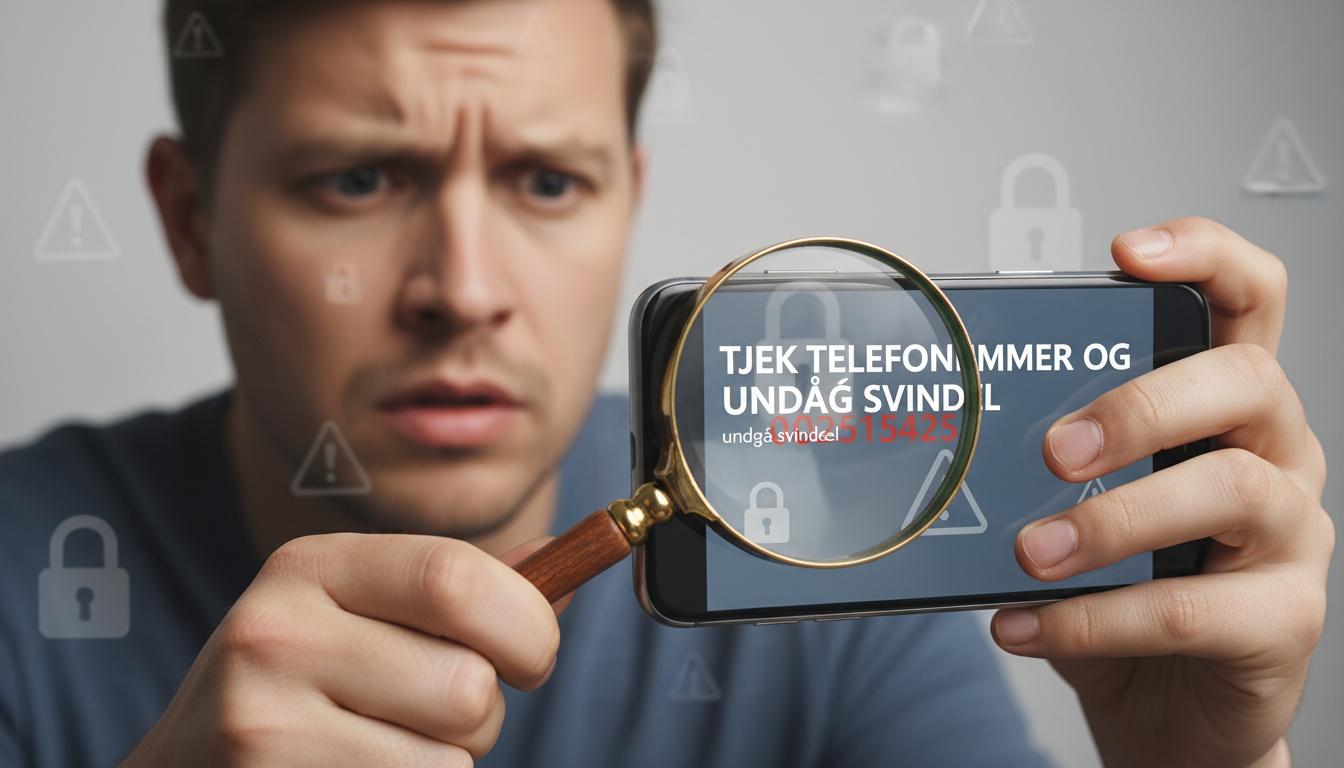 Tjek telefonnummer og undgå svindel